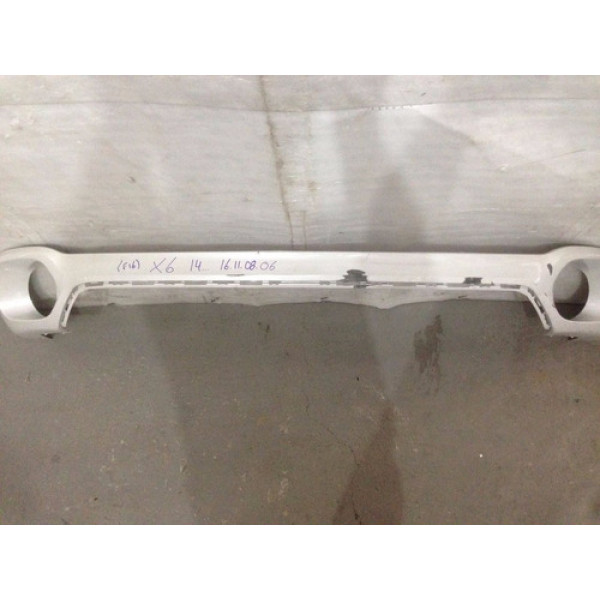 Aplique Parachoque Traseiro Bmw X6 2014 2015