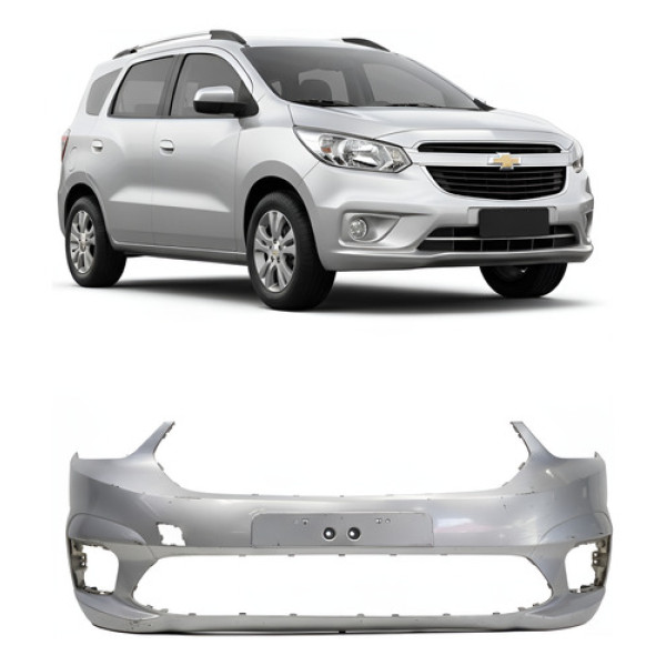 Para Choque Dianteiro Chevrolet Spin 2018 2019 25092503 Cinza