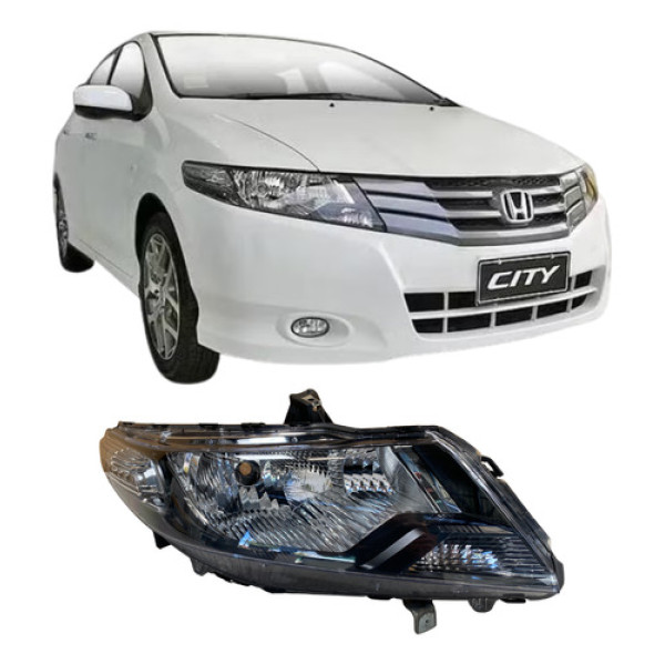 Farol Honda City 2008 2009 2010 25121102 Direito