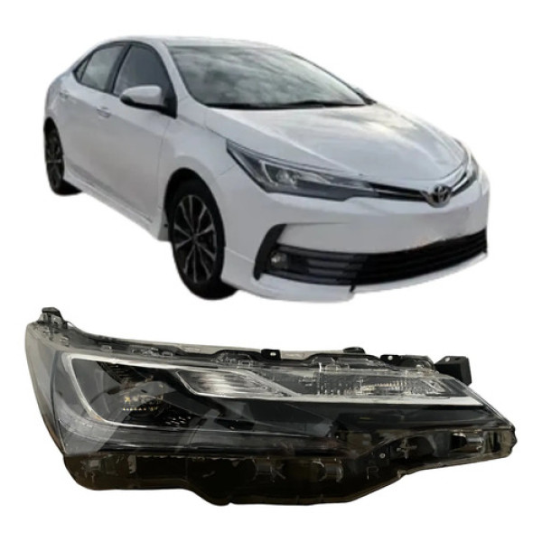 Farol Toyota Corolla Xrs 2018 2019 Original 26070406 Direito/passageiro Direito