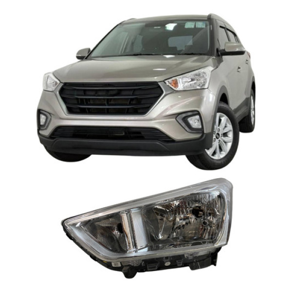 Farol Creta 2017 2018 2019 2020 26012306 Esquerdo/motorista