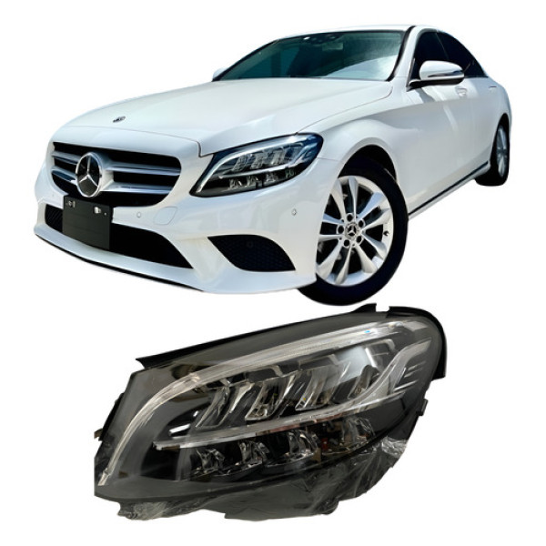 Farol Mercedes Benz C180 C200 2019 25071201 Esquerdo/motorista Esquerdo