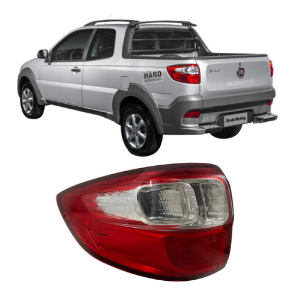 Lanterna Fiat Strada 2014 2015 2016 26011314 Esquerdo