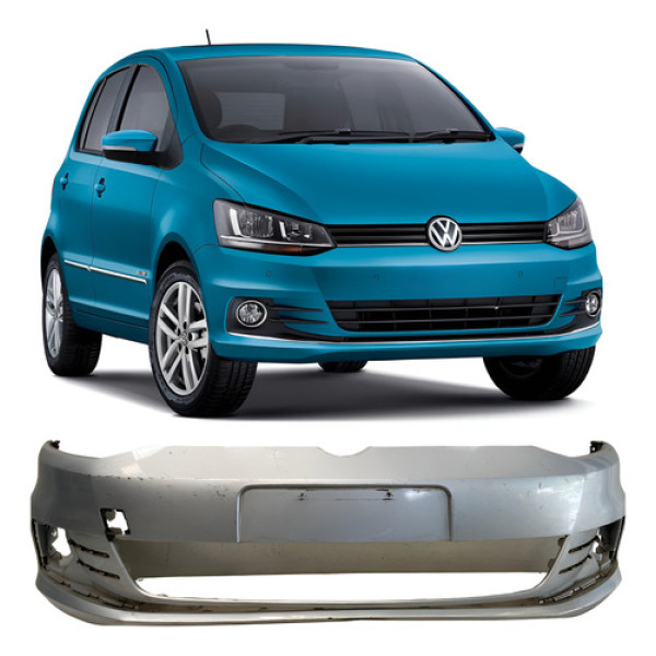 Para Choque Dianteiro Volkswagen Fox 2015 25082510 Cinza