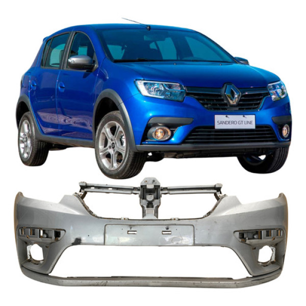 Para Choque Dianteiro Renault Sandero 2020 2021 25120308 Cinza
