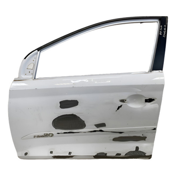 Porta Hyundai Hb20 2020 2021 23050312 Branco Esquerdo Dianteira