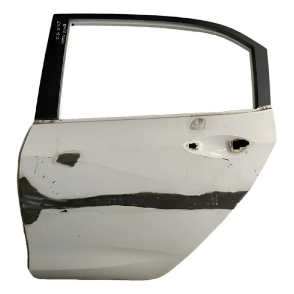 Porta Traseira Onix Hatch Original 2020 2021 25111910 Esquerdo Branco