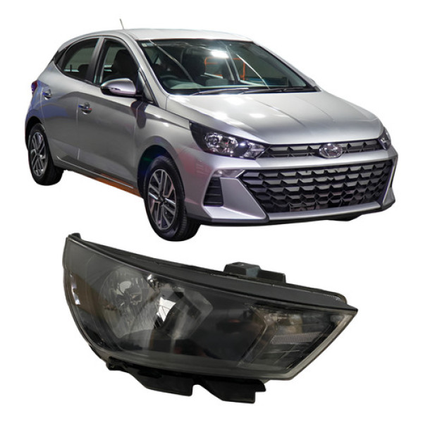 Farol Hyundai Hb20 2023 2024 25101101 Direito