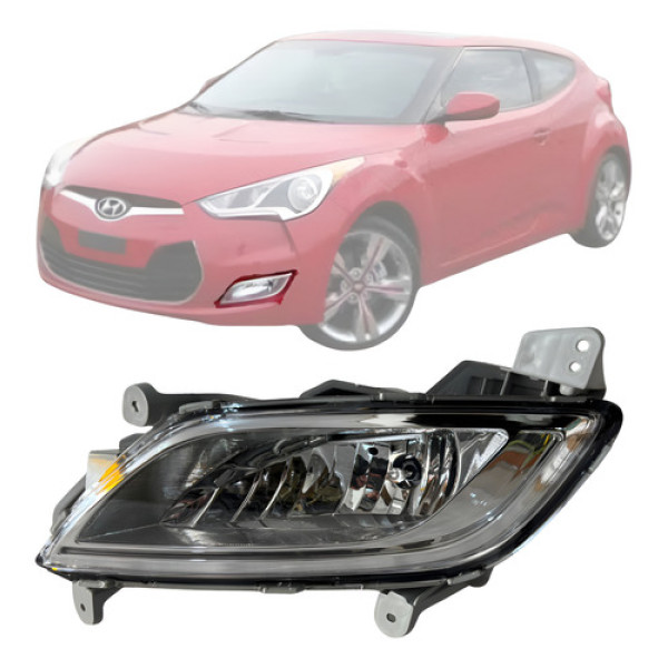 Farol De Milha Veloster Esquerdo Novo 2010 2011 2012