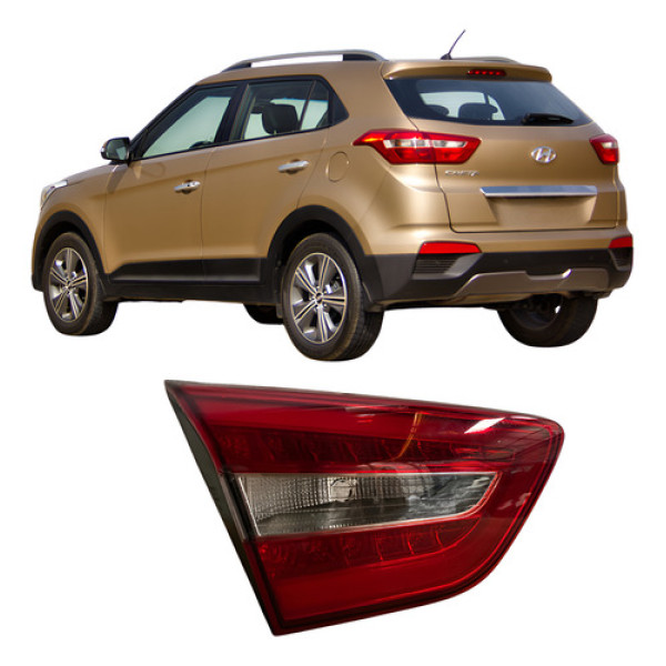 Lanterna Tampa  Hyundai Creta Led 25100405 Vermelho Esquerdo