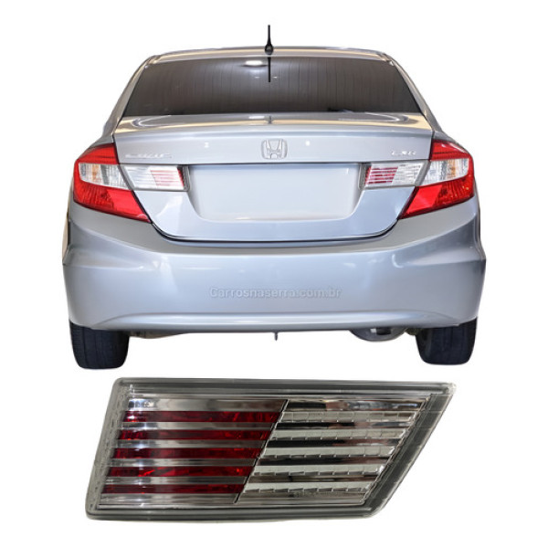 Lanterna Tampa Traseira Honda Civic 2013 A 2015 25102308 Direito