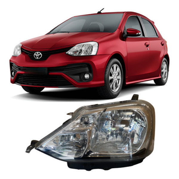 Farol Toyota Etios 25092604 Esquerdo