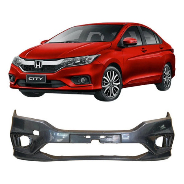 Para Choque Dianteiro Honda City 2018 2019 26021303 Cinza