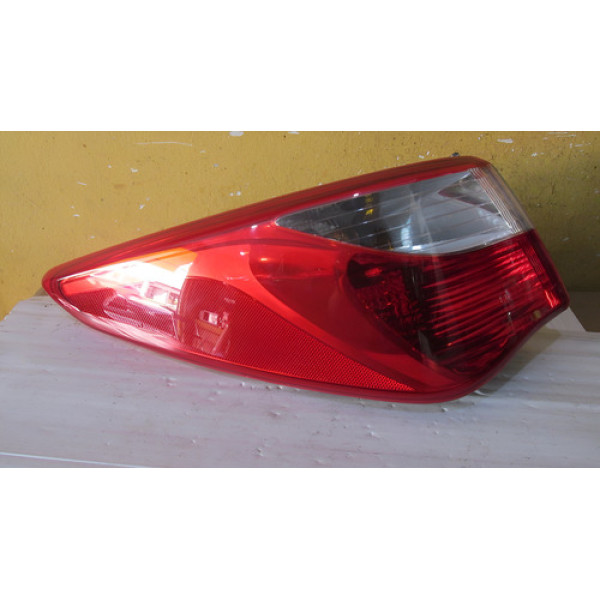 Lanterna Traseira Hyundai Hb20 Sedan 2012 Á 2015 Lte10638 Esquerdo Vermelho