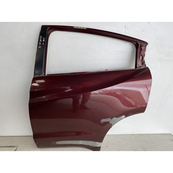 Porta Traseira Honda Hrv 22083013 Traseira Esquerdo Vermelho