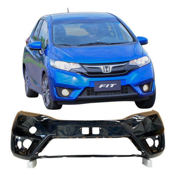 Para Choque Dianteiro Honda Fit 2015 25120503 Preto