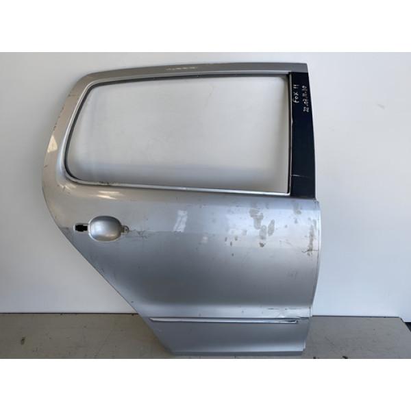 Porta Traseira Volkswagen Fox 2011 A 2014 22071110 Direito Traseira Prateado