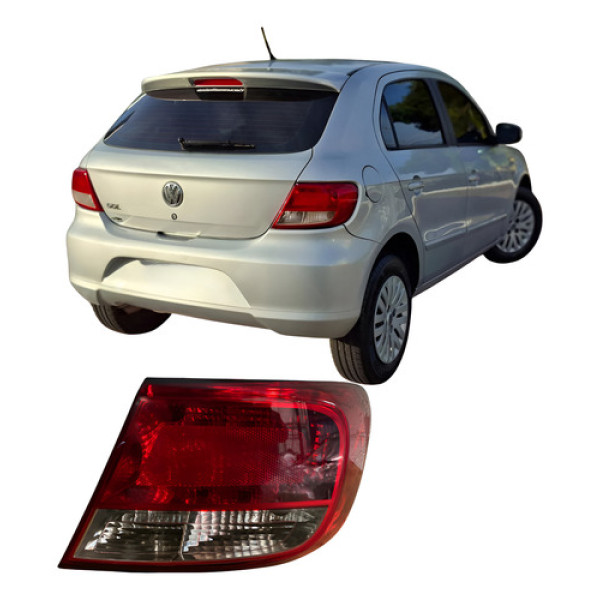 Lanterna Traseira Volkswagen Gol G5 25100410 Cor Da Lentevermelho