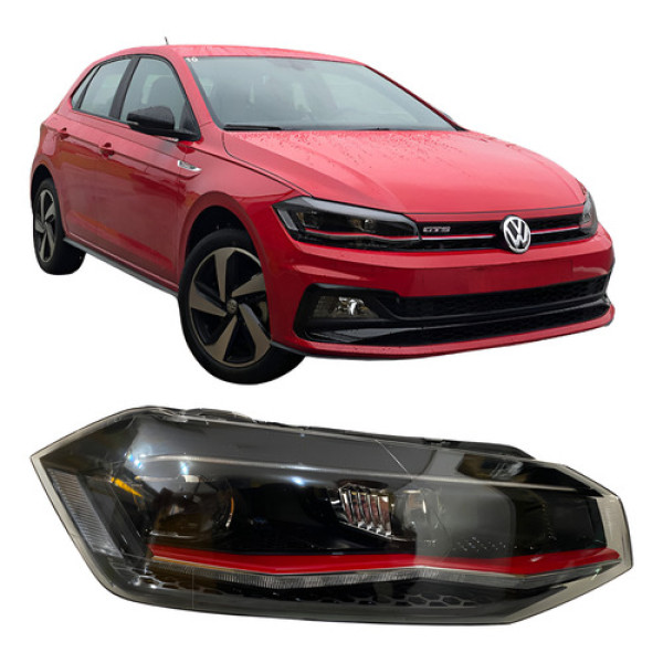 Farol Volkswagen Polo Gts 2018 A 2022 24062708 Direito
