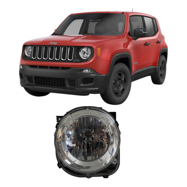 Farol Jeep Renegade 2017 2018 2019 26012911 Esquerdo/motorista