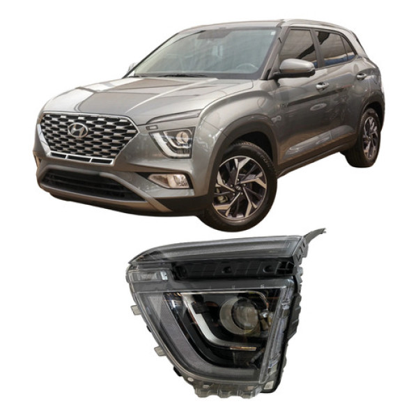Farol Hyundai Creta 2023 2024 Led 26012912 Esquerdo/motorista