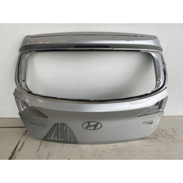 Tampa Traseira Hyundai Hb20 Hatch 2012 A 2015 23012302 Prateado