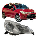 Farol Citroen C3 2015 2016 2017 25080208 Direito/passageiro Direito