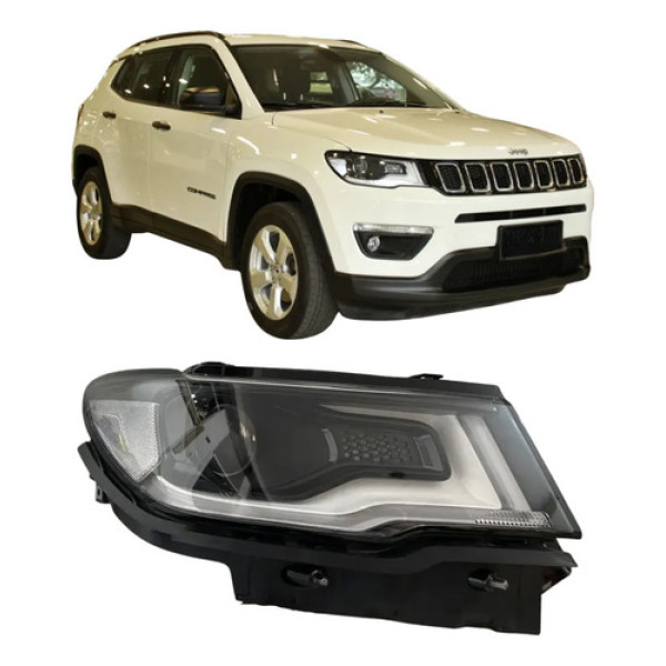 Farol Jeep Compass 2017 2018 2019 Original 26031406 Direito