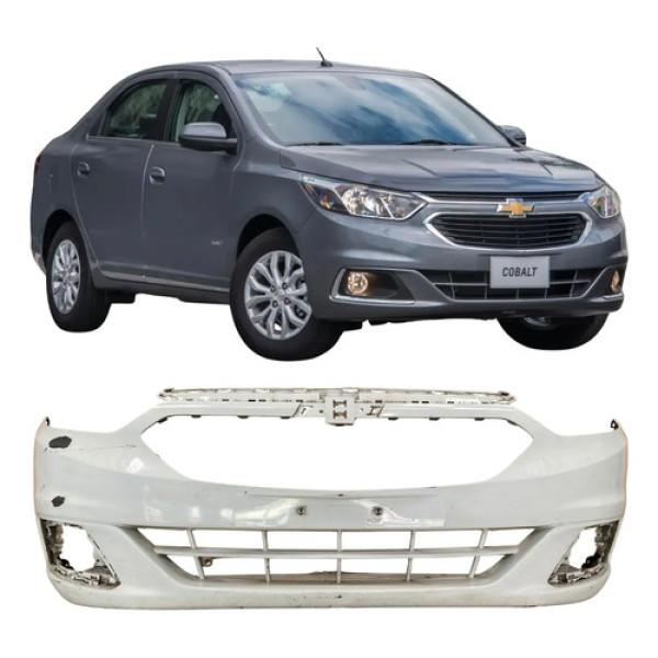 Para Choque Dianteiro Chevrolet Cobalt 2018 2019 26032504 Branco