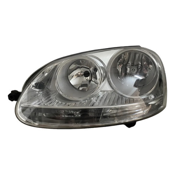 Farol Volkswagen Jetta 2007 2008 Foco Duplo Cromado 26031413 Esquedo