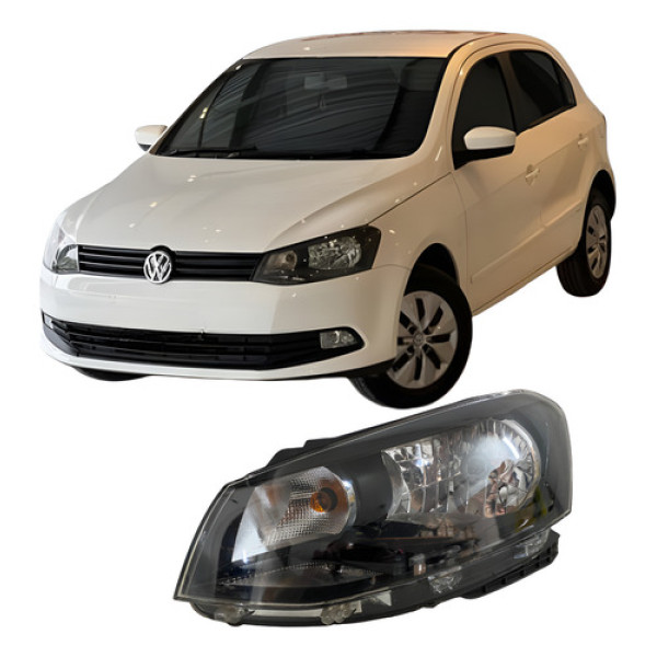 Farol Volkswagen Gol G6 25110104 Esquerdo