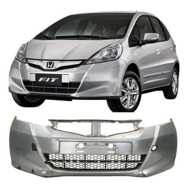 Para Choque Dianteiro Honda New Fit 2012 26010805 Cinza