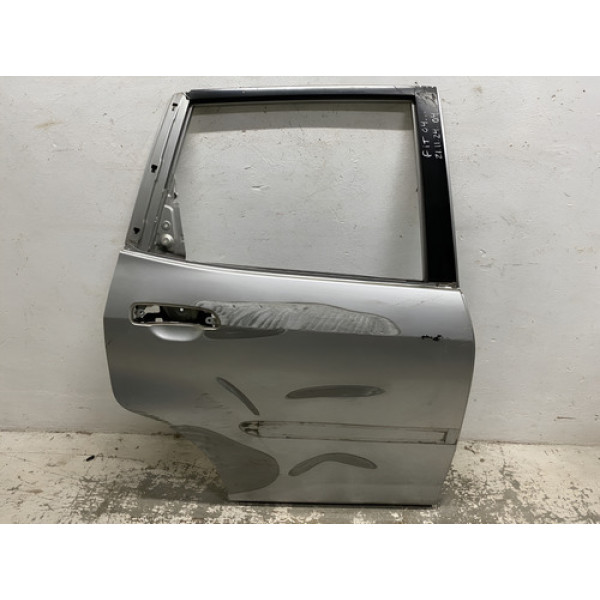 Porta Traseira Honda Fit 2004 A 2008 21112404 Traseira Direito Prateado