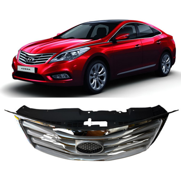 Grade Frontal Hyundai Azera 2012 A 2014 2013 Nova Cinza Brilhante