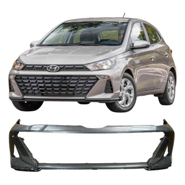 Para Choque Dianteiro Hb20 Hb-20s 2023 2024 26010808 Cinza