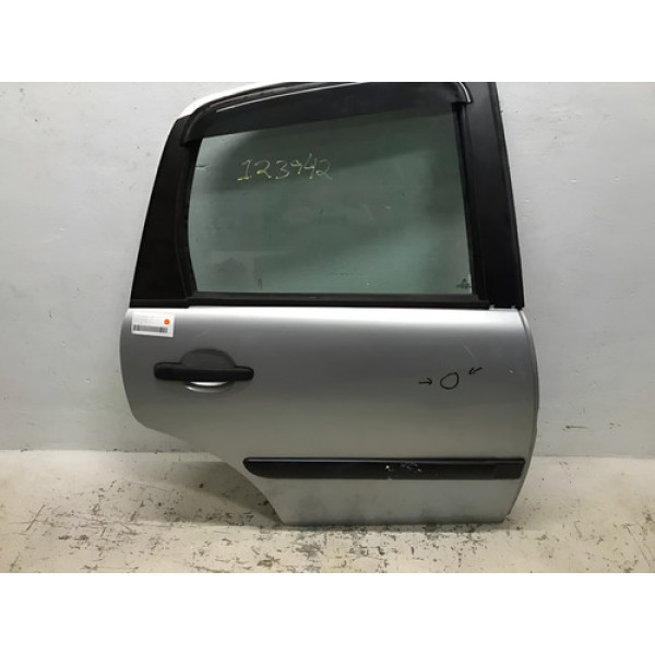 Porta Traseira Citroen C3 Ptd16191 - Traseira - Direito/prateado - Prateado