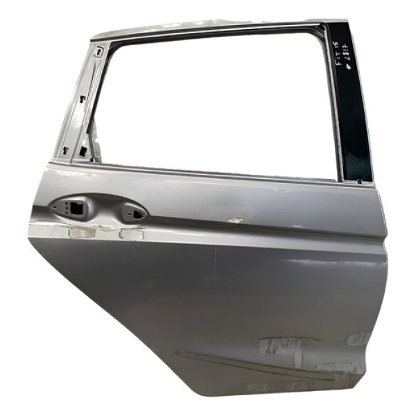 Porta Traseira Honda Fit 2015 #2817 Traseira Direito/prateado