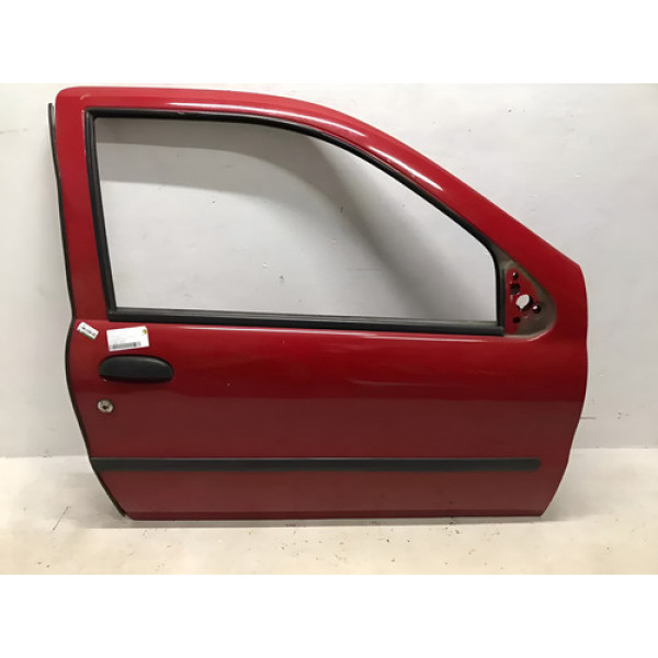 Porta Fiat Strada 2001 A 2004 Direito Pdd14634 - Dianteira - Esquerdo/vermelho - Vermelho