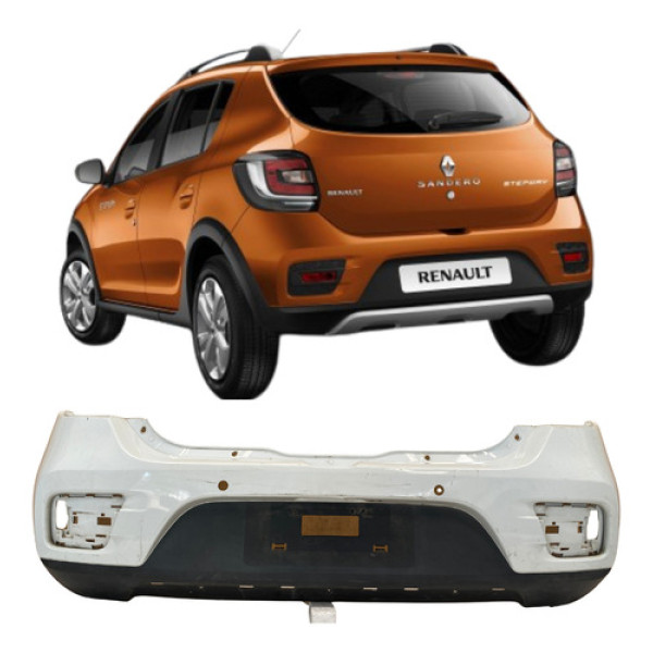 Para Choque Traseiro Renault Sandero Stepway 25120508