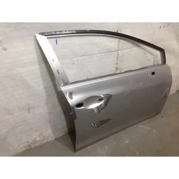 Porta Honda Civic 2013 2014 2015 - R2102 - Dianteira - Direito - Prateado