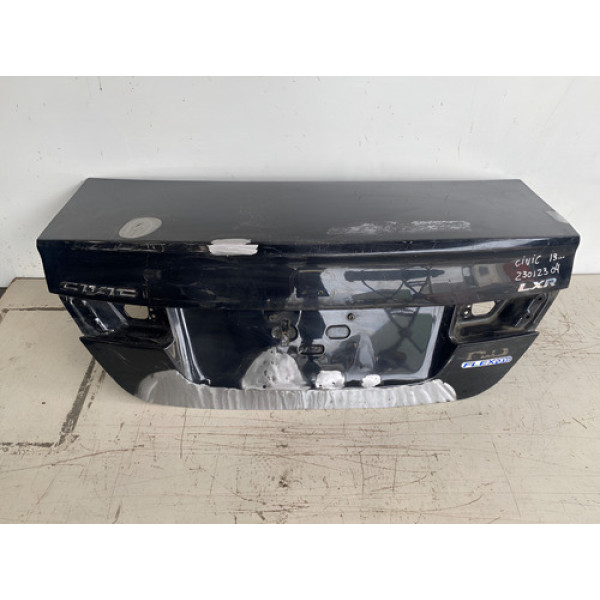 Tampa Traseira Honda Civic 2013 A 2015 23012304 Preto
