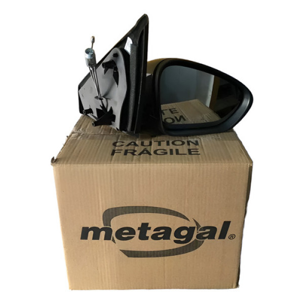 Retrovisor Fiat Argo Direito Manual Preto