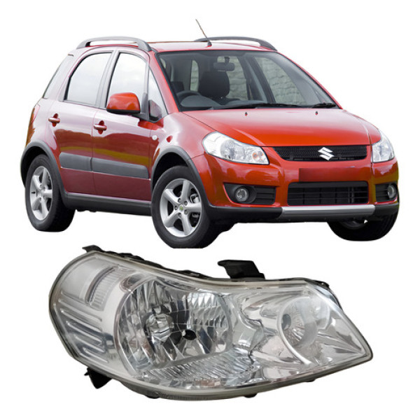 Farol Suzuki Sx4 25061107 Direito/passageiro Direito