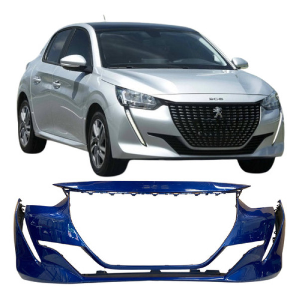 Para Choque Dianteiro Peugeot 208 2020 2021 2022 26013009 Azul