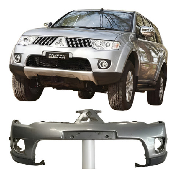 Para Choque Dianteiro Mitsubishi Pajero Dakar 25090405 Cinza