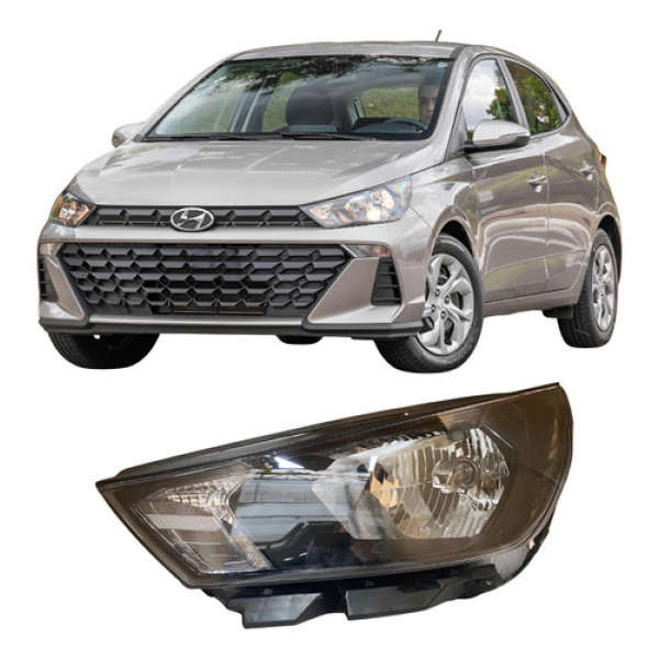 Farol Hyundai Hb20 2023 2024 25092605 Esquerdo