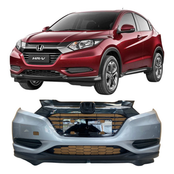 Para Choque Dianteiro Honda Hr-v 2015 A 2017 26013001 Cinza