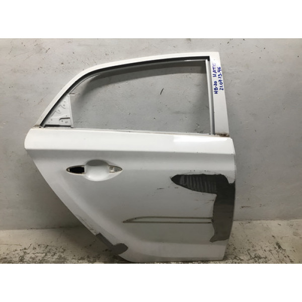 Porta Hyundai Hb20 Hatch 2012 A 2018 21071346 Branco Direito Traseira