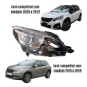 Farol Peugeot 2008 Novo Original 2015 2016 2017 2018 2019 20 Direito
