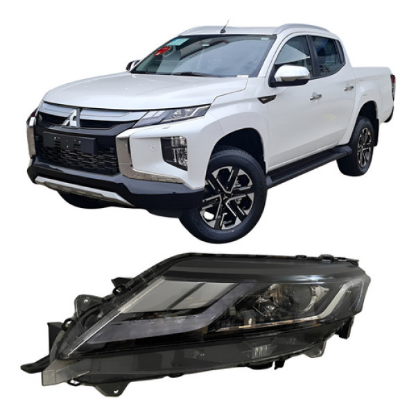 Farol Mitsubishi L200 2020 A 2022 Led 25071203 Esquerdo/motorista Esquerdo